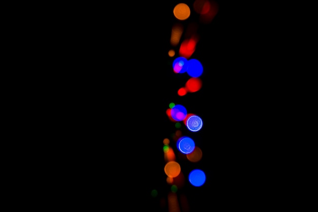 Free photo abstract bokeh background with colorful lights