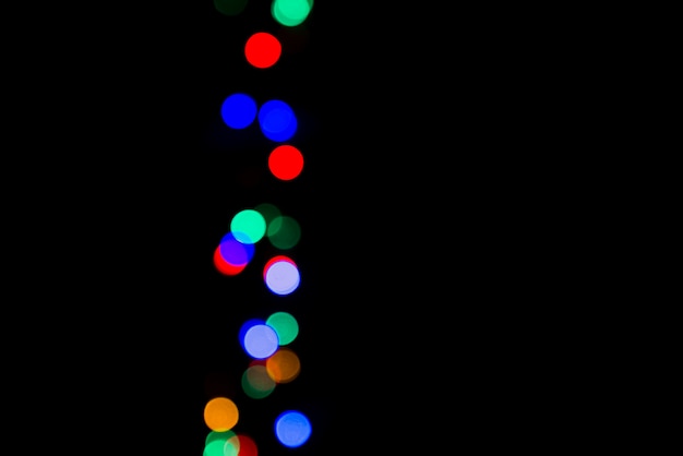 Abstract bokeh background with colorful lights