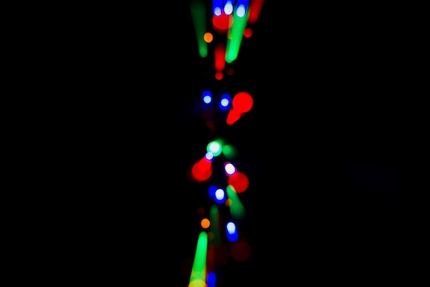 Free photo abstract bokeh background with colorful lights