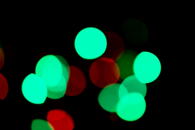 Free Photo abstract bokeh background with colorful lights