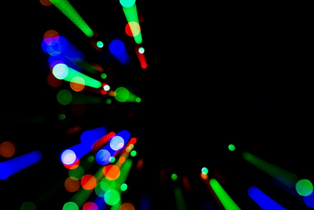 Abstract bokeh background with colorful lights