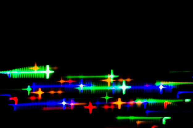 Free photo abstract bokeh background with colorful lights