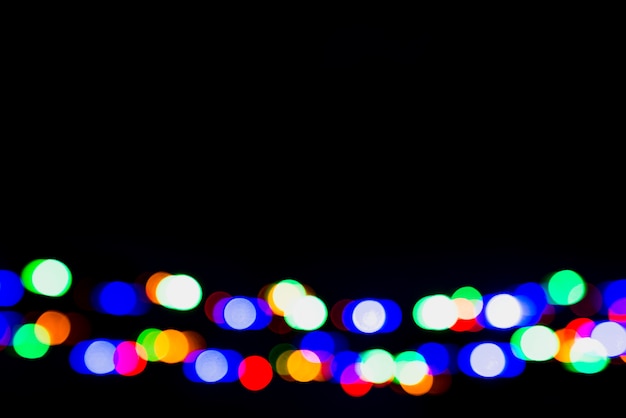 Free Photo abstract bokeh background with colorful lights