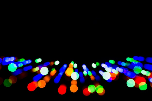 Free Photo abstract bokeh background with colorful lights