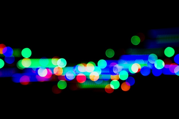 Free photo abstract bokeh background with colorful lights