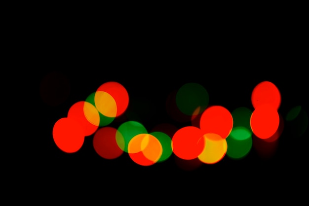 Abstract bokeh background with colorful lights