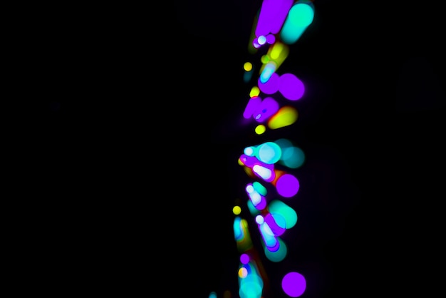 Free Photo abstract bokeh background with colorful lights