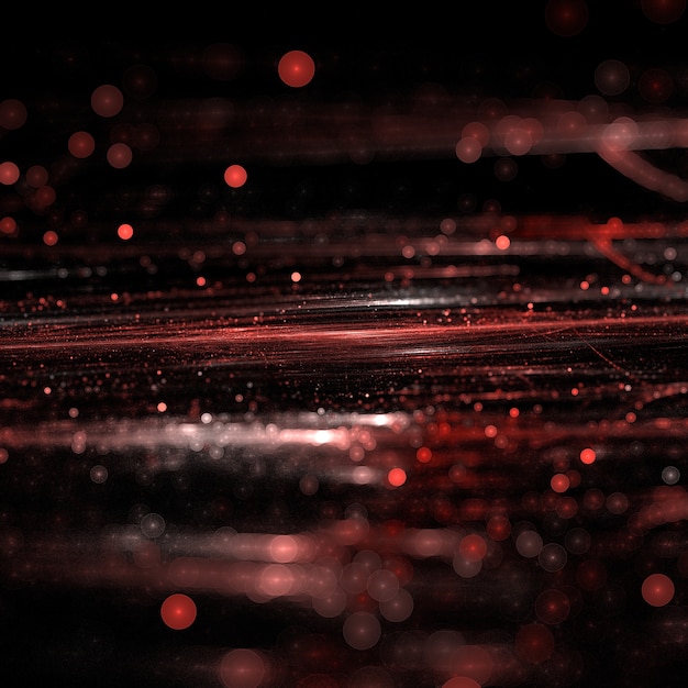 Abstract bokeh wallpaper in red and black