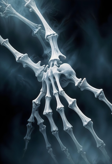 Free Photo abstract bones halloween texture design