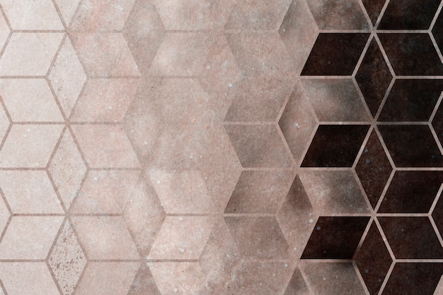 Free photo abstract brown cubic patterned background