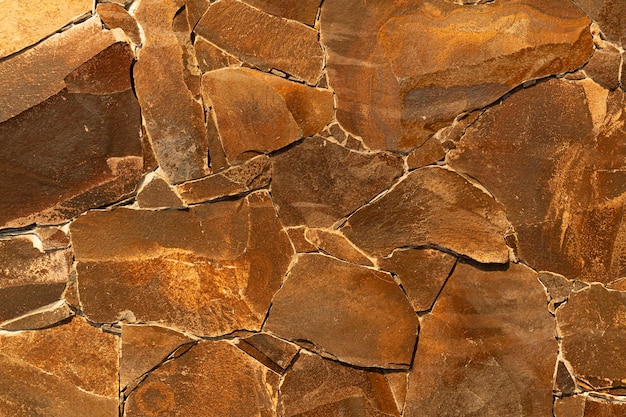 Free photo abstract brown floor with various shapes background