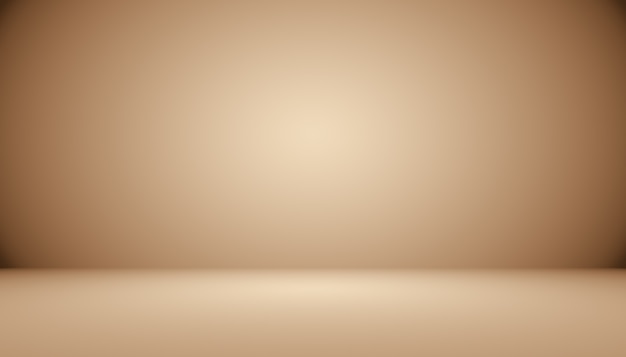 Abstract brown gradient well used as background for product display