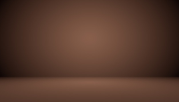 Abstract brown gradient well used as background for product display.