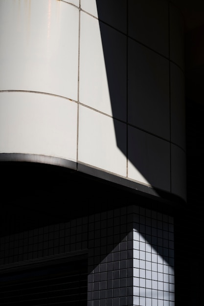 Free photo abstract city building shadows