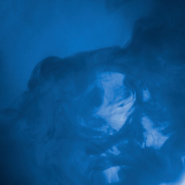 Abstract cloud between blue haze