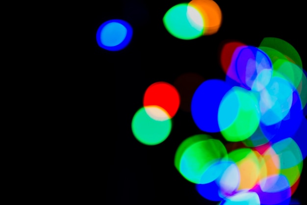 Abstract colorful bokeh background