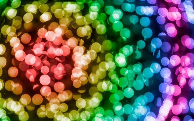 Abstract colorful bokeh background