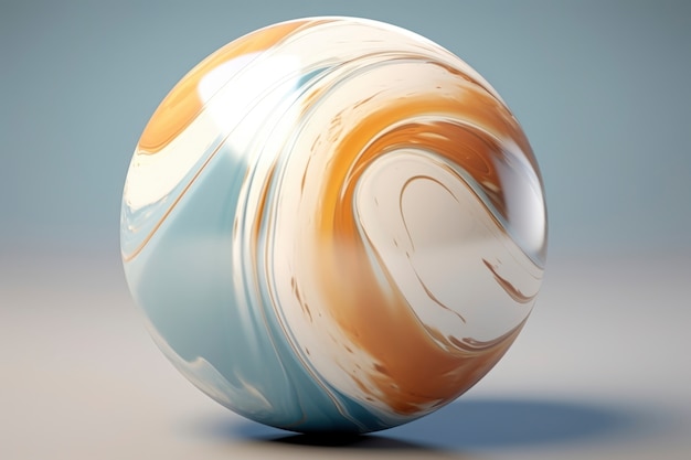 Abstract creative 3d sphere