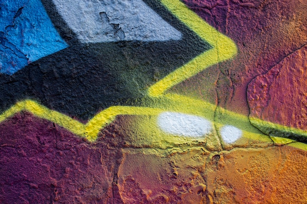 Free photo abstract creative mural graffiti wallpaper