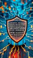 Free photo abstract cybersecurity concept design