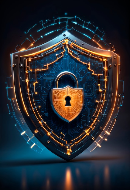 Free Photo abstract cybersecurity concept design