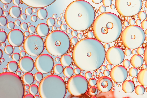 Abstract design with transparent bubbles 