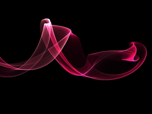 Abstract flowing waves wallpaper design