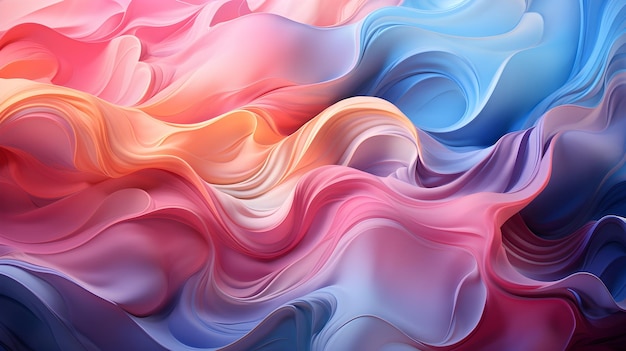 abstract fluid art style Pastel Colors background