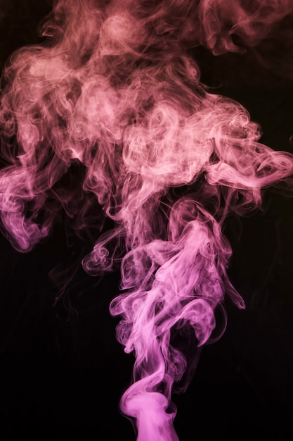 Free photo abstract fog or smoke move on black background