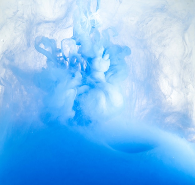 abstract formed by color dissolving in water