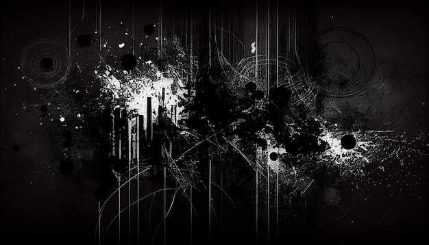 Free photo abstract grunge backdrop dark silhouette modern design generative ai