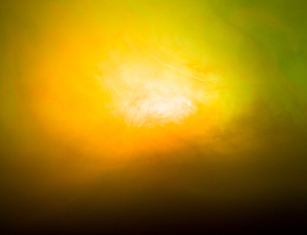 Free Photo abstract heavy cloud of haze in greenness and yellow