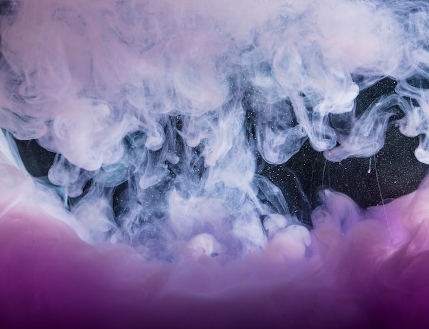 Abstract heavy purple fog