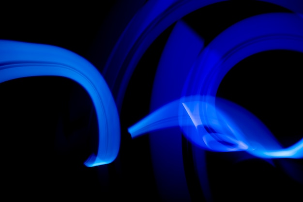 Free Photo abstract light painting in the dark