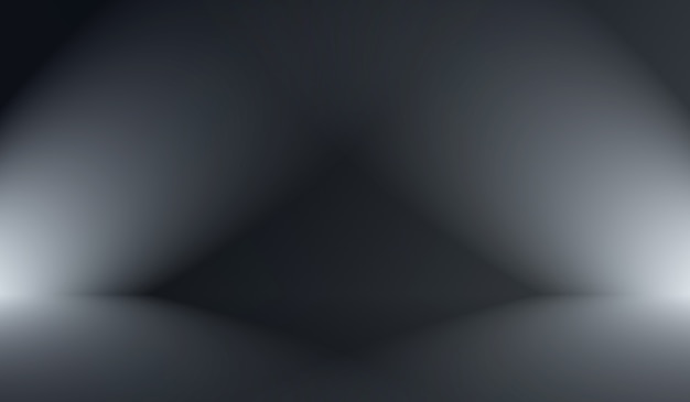 Free Photo abstract luxury blur dark grey and black gradient, used as background studio wall for display your products.