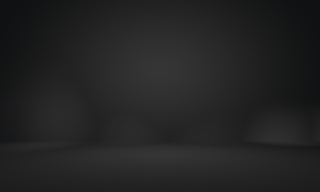 Free Photo abstract luxury blur dark grey and black gradient, used as background studio wall for display your products.