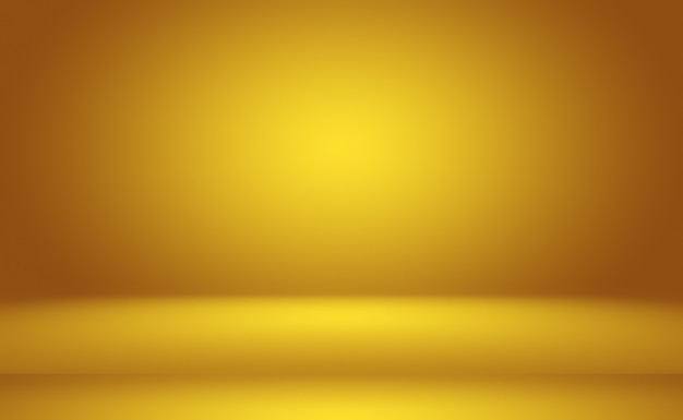 Abstract Luxury Gold yellow gradient studio wall, well use as background,layout,banner and product presentation.