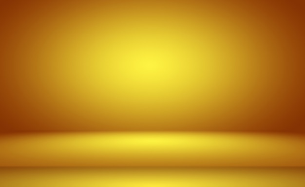 Abstract Luxury Gold yellow gradient studio wall, well use as background,layout,banner and product presentation.