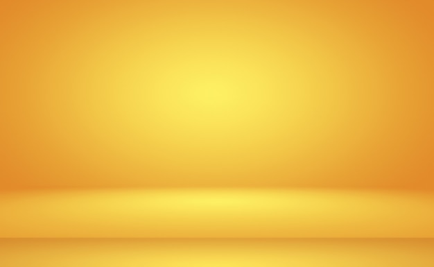 Abstract Luxury Gold yellow gradient studio wall, well use as background,layout,banner and product presentation.