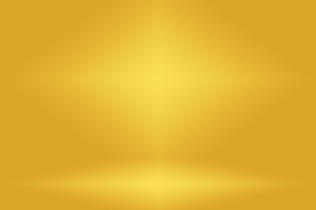 Abstract luxury gold yellow gradient studio wall well use as backgroundlayoutbanner and product pres