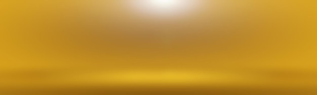 Abstract Luxury Gold yellow gradient studio wall well use as backgroundlayoutbanner and product presentation