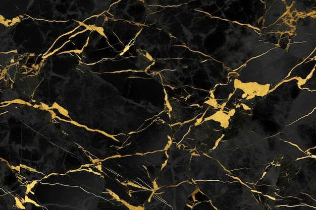 Free photo abstract marble black and gold background