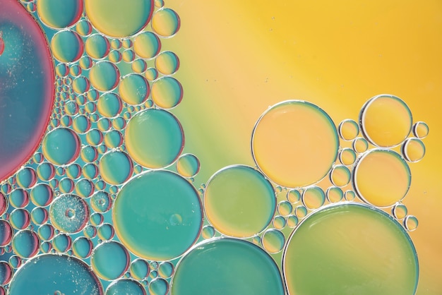 Abstract multicolored bubbles texture