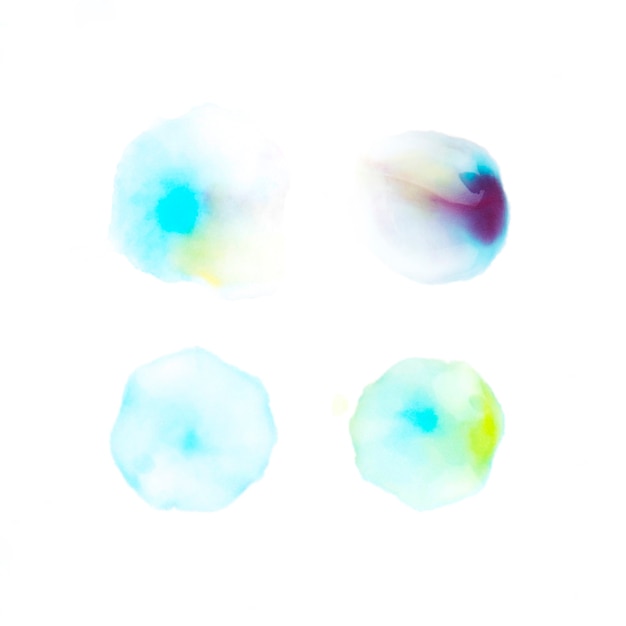 Free Photo abstract multicolored watercolor stains