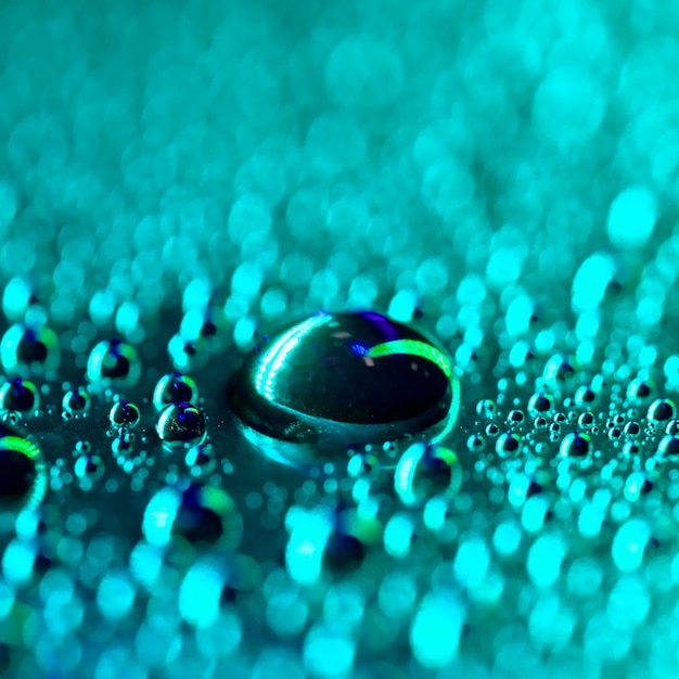 Free Photo abstract natural bokeh background with beautiful water drops