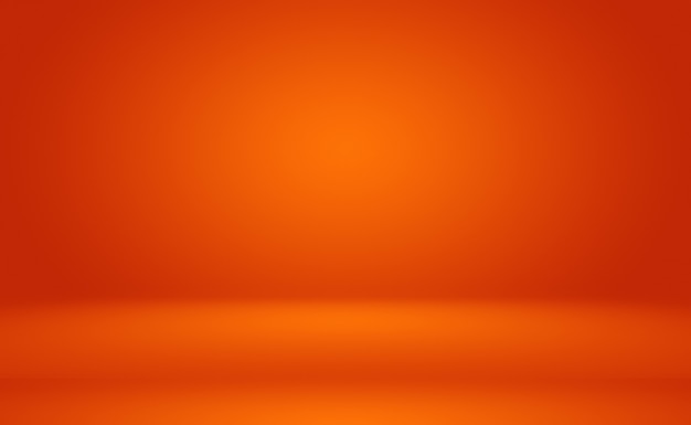 Free photo abstract orange background layout designstudioroom web template business report with smooth circle g...