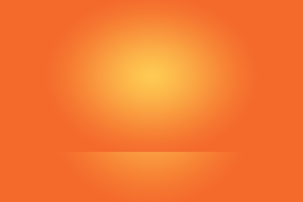 Free photo abstract orange background layout designstudioroom web template business report with smooth circle g...