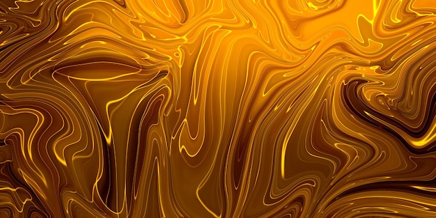 Abstract orange paint background Acrylic texture with marble pattern