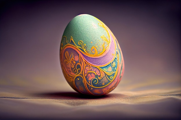 Free photo abstract pastel easter egg 1