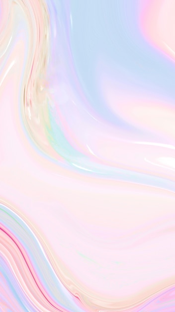 Abstract pastel holographic mobile wallpaper